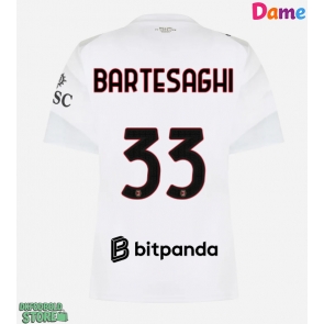 AC Milan Davide Bartesaghi #33 Replika Udebanetrøje Dame 2026-27 Kortærmet